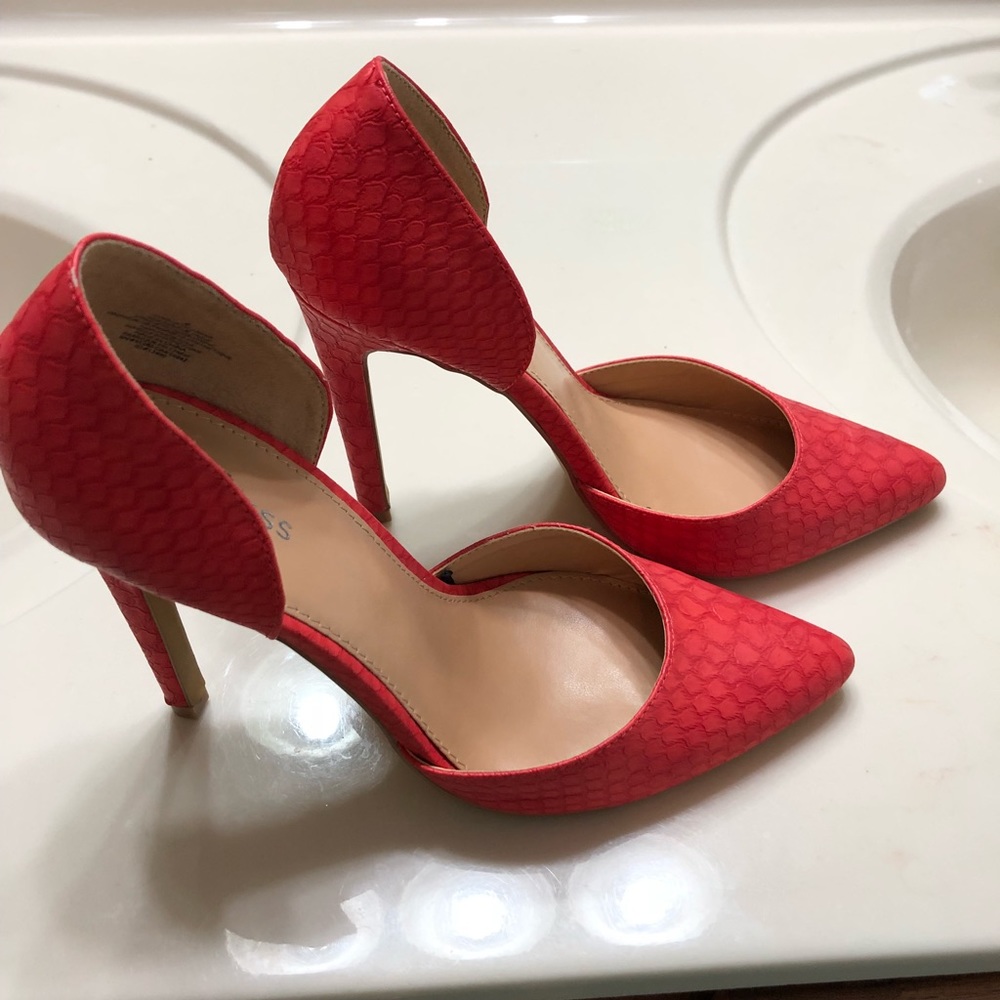 Pointed Toe Red Heels